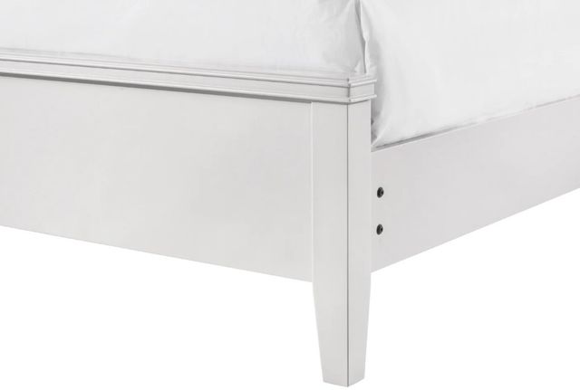 Bernards Nova II White King Panel Bed-3