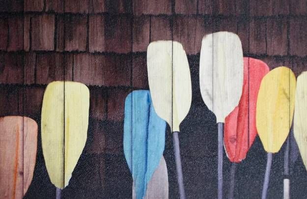 StyleCraft Colorful Paddles Wall Art-1