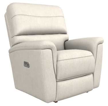 La-Z-Boy® Ava Ivory Power Rocking Recliner with Headrest and Lumbar-0