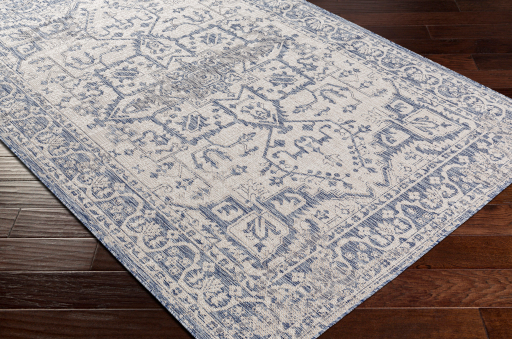 Surya Tuareg Blue/Off-White 5'x7' Area Rug-3