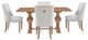Powell® Banks 5-Piece Beige/Rustic Honey Dining Table Set-2