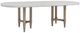 Bernards Citrus Heights Cement/Sand Triad Double Pedestal Dining Table-0