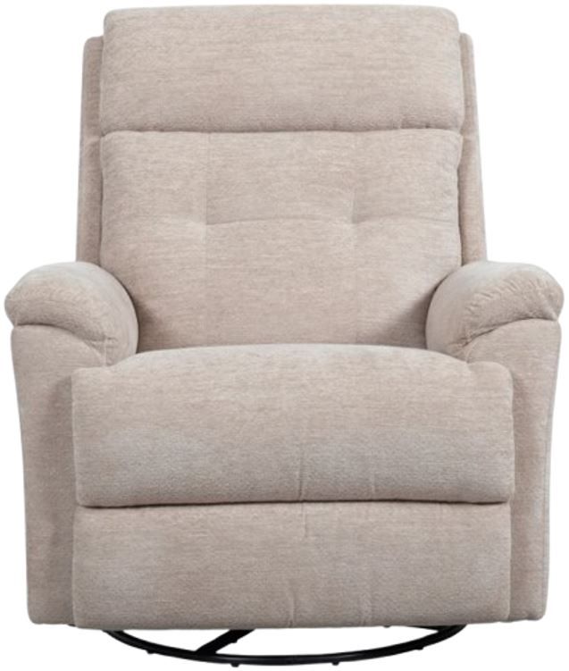 Flexsteel® Meet Your Perfect Match Sophisticated Oat Power Swivel Gliding Recliner with Power Headrest and Lumbar-1