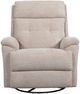 Flexsteel® Meet Your Perfect Match Sophisticated Oat Power Swivel Gliding Recliner with Power Headrest and Lumbar-1