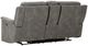 Signature Design by Ashley® Next-Gen DuraPella Slate Power Reclining Loveseat with Console and Adjustable Headrest-4