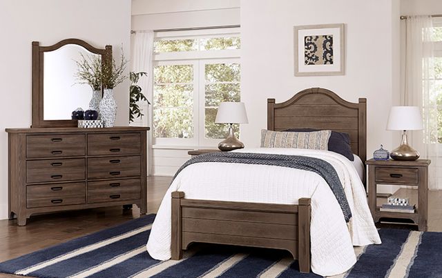 LM Co Home By Vaughan-Bassett Bungalow Home by Ben & Erin Napier Folkstone Twin Arched Youth Bed-1