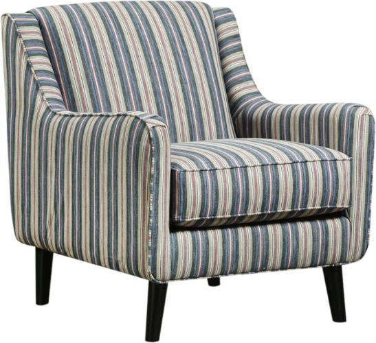 Fusion Furniture Thomas Moonlight Blue Tobali Indigo Accent Chair-0