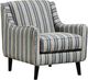 Fusion Furniture Thomas Moonlight Blue Tobali Indigo Accent Chair-0