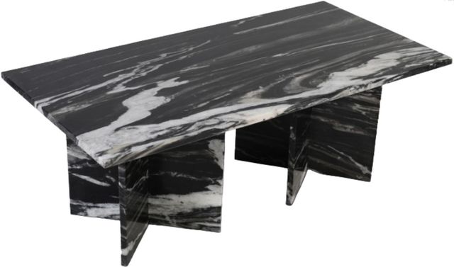 Meridian Furniture Verona Black Marble Coffee Table-0