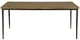 Nest Home Collections Chloe Antique Natural Dining Table with Black Base-2