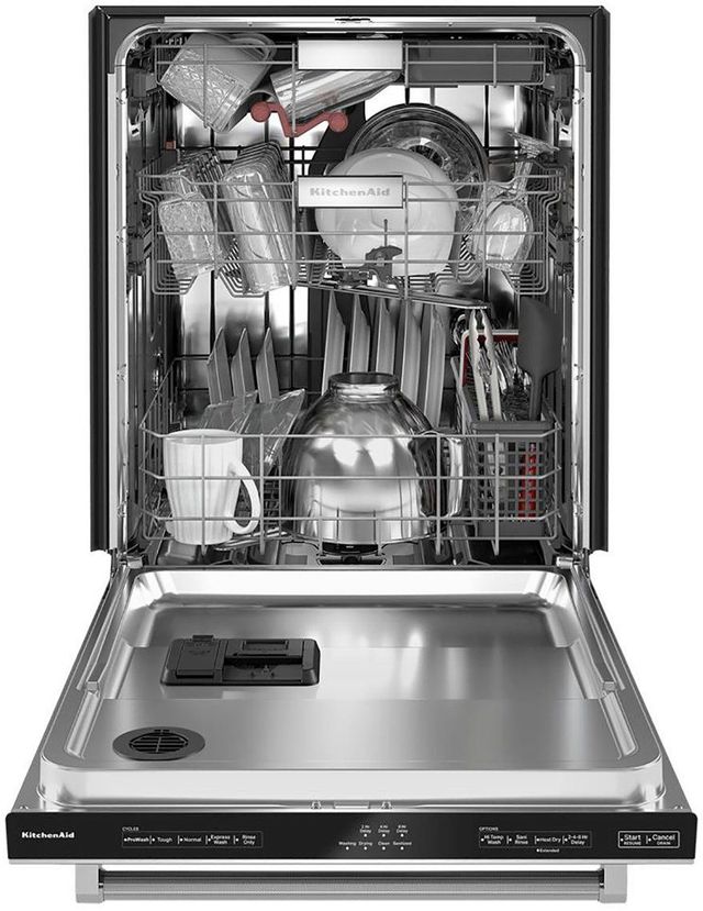 KitchenAid® 24" PrintShield™ Stainless Steel Built In Dishwasher-2