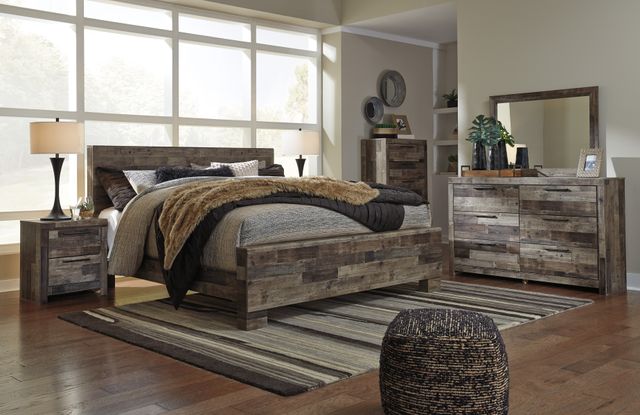 Benchcraft® Derekson Multi Gray Nightstand-3