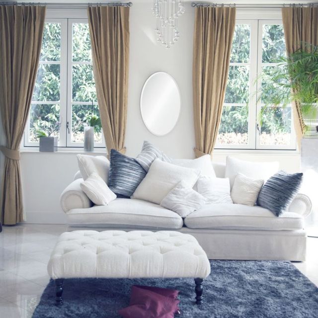 Renwil® Frances White Oval Mirror-1