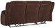Signature Design by Ashley® Greely Bend Chocolate Power Reclining Sofa with Drop Down Table-3