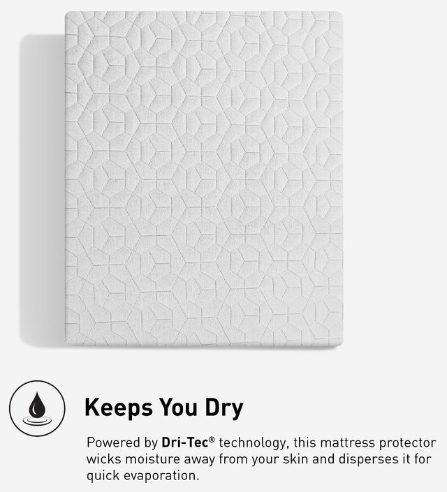 BEDGEAR® Dri-Tec® Moisture Wicking Twin Mattress Protector-2