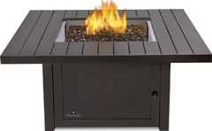 Napoleon St. Tropez Patioflame® Bronze Outdoor Propane Gas Firepit Square Propane Gas Table