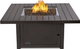 Napoleon St. Tropez Patioflame® Bronze Outdoor Propane Gas Firepit Square Propane Gas Table-0