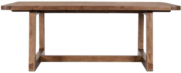 Classic Home Lyra Smoke Brown 80-110" Extendable Dining Table-2