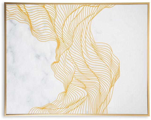 Signature Design by Ashley® Richburgh White/Gold Wall Art-4