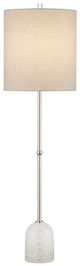 Currey & Company Craquelle Clear/Nickel Table Lamp-1
