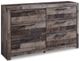 Benchcraft® Derekson 6-Piece Multi Gray King Storage Panel Bed Set-2