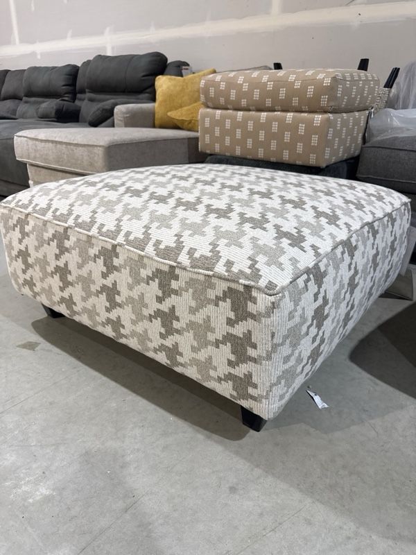 Clearance Fusion Furniture Basic Blass Berber Cocktail Ottoman-0