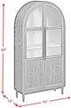 Elements International Taurus Flat Black Bookcase-2