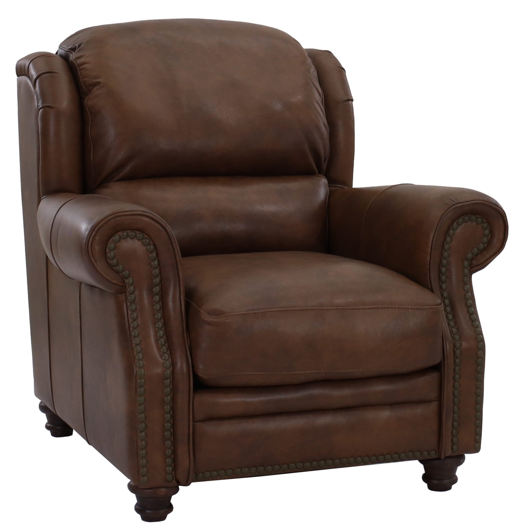 Soft Line 7863 Chocolate All Leather Sofa | Miskelly Furniture