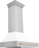 ZLINE Autograph Edition 36" White Matte Wall Mounted Range Hood-0