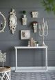 A & B Home Antique White Wall Mirror-5