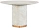Hooker® Furniture Eleana Faux Onyx Round Dining Table with Sunlit Bronze Base-0