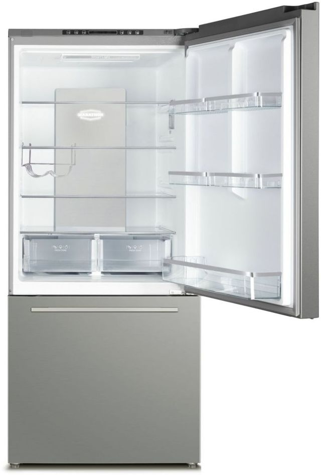 Marathon® 30" 17.9 Cu. Ft. Stainless Steel Counter Depth Bottom Freezer Refrigerator-1