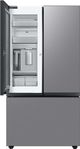 Samsung Bespoke 36" 24 Cu. Ft. Stainless Steel Counter Depth 3-Door French Door Refrigerator with Beverage Center™-2