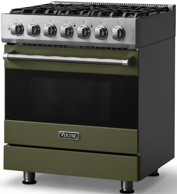 Viking® 3 Series 30" Martini Pro Style Dual Fuel Range-3