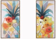 Classy Art 2-Piece 39" Hand Painted Textured Wall Art Set
