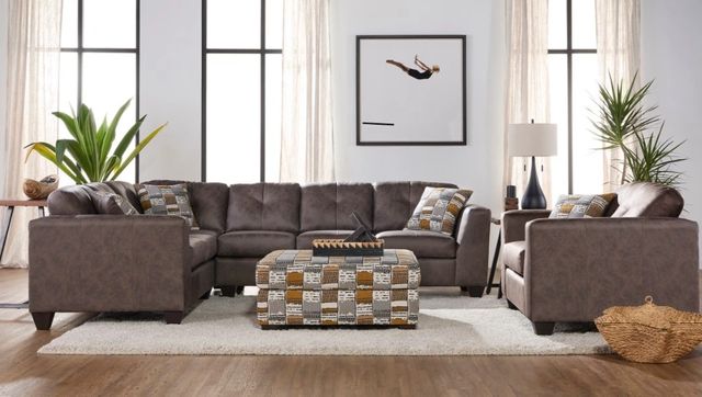 Hughes Furniture® 22600 2-Piece Mylo Buckskin L-Shape Sectional-1