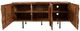 Jofran Inc. The Wave Brown 3-Door Accent Cabinet-2