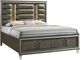 Elements International Twenty Nine 4-Piece Copper King Storage Panel Bedroom Set-1