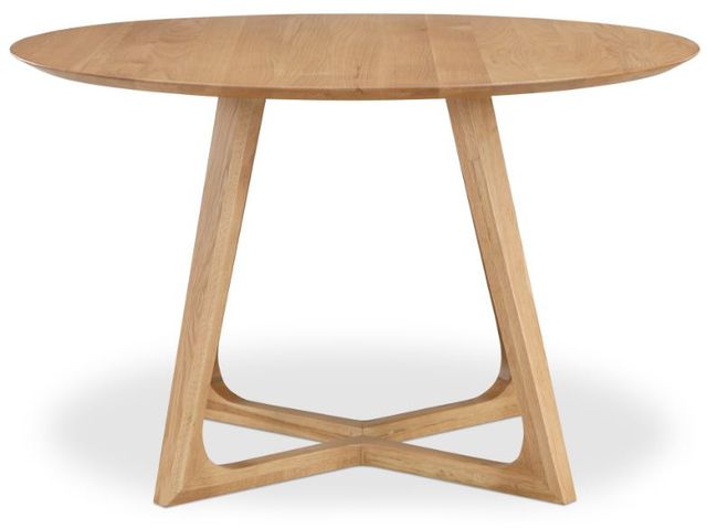 Moe’s Home Collection Godenza Natural Oak Round Dining Table-2