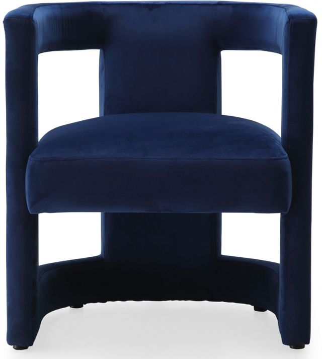Meridian Furniture Blair Navy Velvet Chair-1