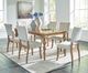 Signature Design by Ashley® Rybergston 7-Piece Light Brown Dining Table Set-3