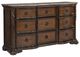 Crown Mark Ludwig Brown Dresser-0