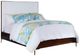 Century® Customizable Details Bed Marin Queen Wood Trim Upholstered Panel Bed-0