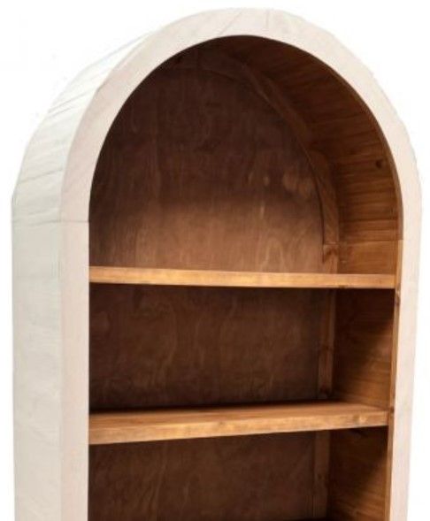 Million Dollar Rustic Andrew Brown/Frosted White Bookcase-1