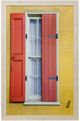 Stylecraft Dann Folely Lifestyle Pastel Windows II Blue/Red/White/Yellow Wall Art-0