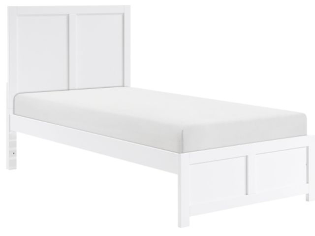 Homelegance® Galen White Twin Platform Bed-0