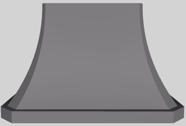 Vent-A-Hood® Designer Series 48" Gunsmoke Island Range Hood-0