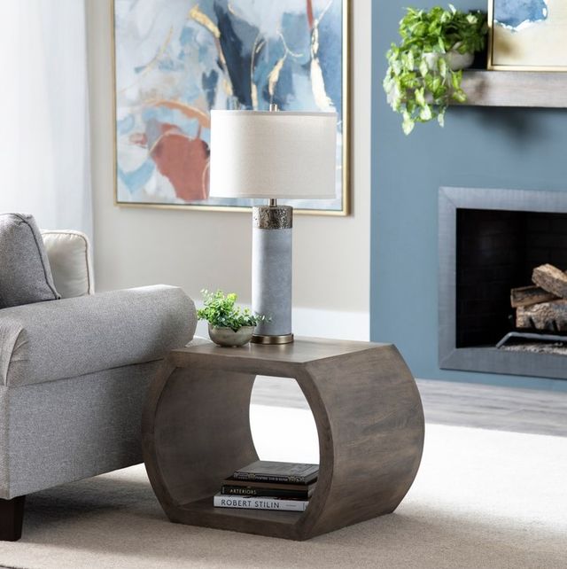 Crestview Collection Infinity Stained End Table-1