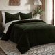 HiEnd Accents Estelle 3-Piece Forest Green King Bedding Bundle-1