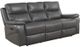 Furniture of America® Lila Gray Manual Reclining Sofa-0